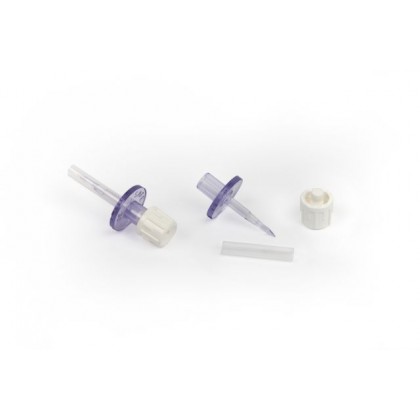 Universal vial adaptor, female luer slip outlet, no locking flanges, 50 Adaptors per box / CS