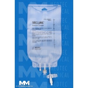 2000 ml EVA Legless Bag – Male Screw Connector, 50/CS