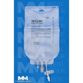 3000 ml EVA Legless Bag – Male Screw Connector, 50/CS